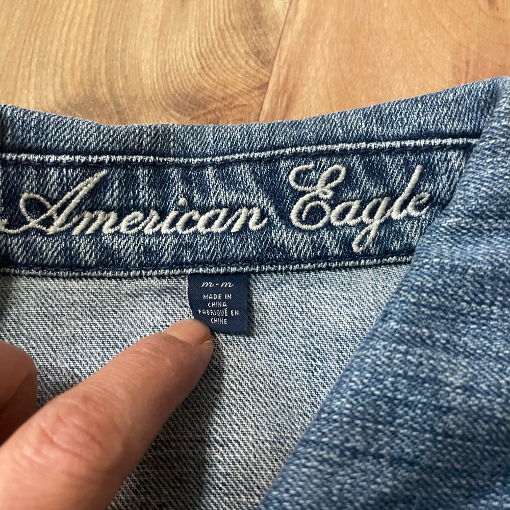 2011 American Eagle Classic Jean Jacket Sz med - Picture 4 of 6
